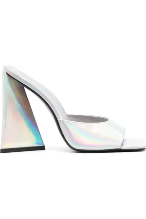 The Attico Devon 115mm holographic sandals