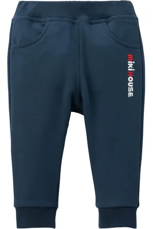 Miki House Embroidered logo track pants