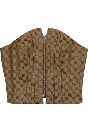 MISBHV Jacquard Monogram Corset top