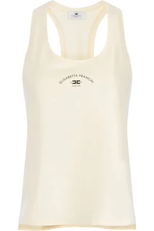 Elisabetta Franchi Logo-print tank top
