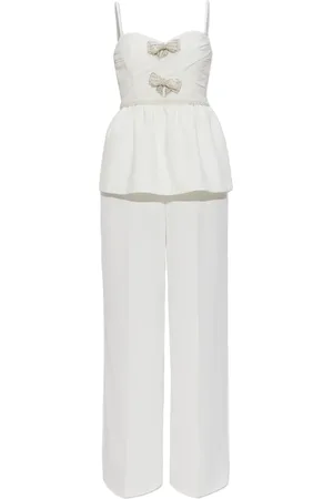 Self-Portrait Bow-detailing jumpsuit