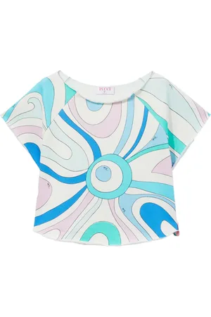 Puccini Marmo-print cotton T-shirt