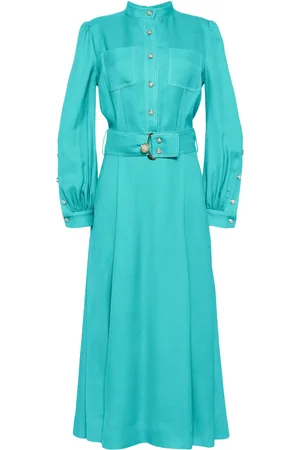 Elie saab A-line belted maxi dress