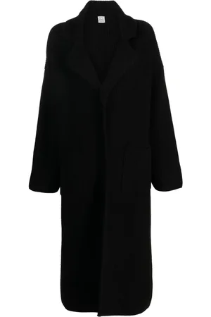 Totême Drop-shoulder ribbed-knit cardigan