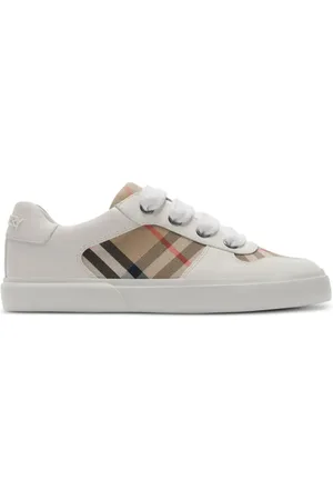 Burberry Check cotton sneakers