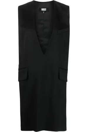 Maison Margiela V-neck sleeveless dress