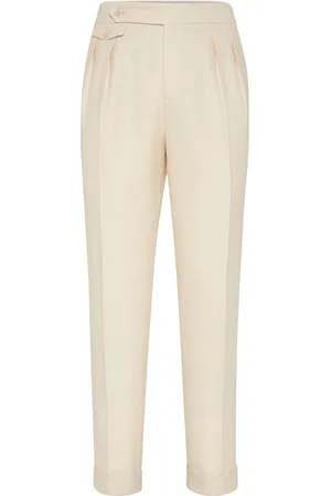 Brunello Cucinelli Herringbone trousers