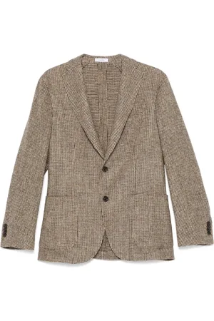 Boglioli Monogram-jacquard blazer