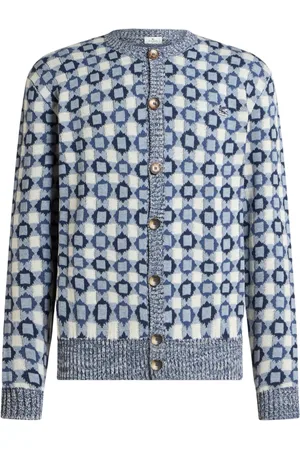 Etro Patterned-jacquard cardigan