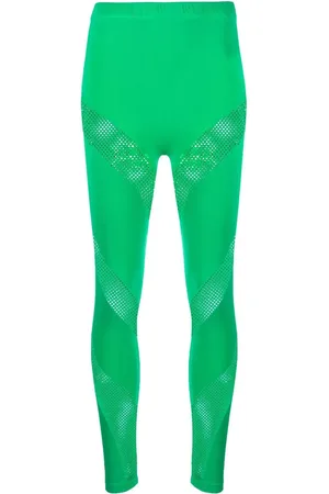 Philipp Plein Perforated-panelled seamless leggings