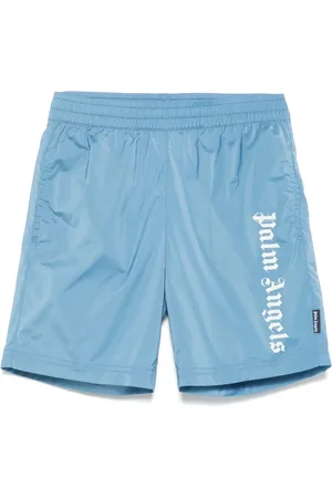 Palm Angels Logo-print swim shorts
