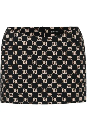 MISBHV Logo-print miniskirt