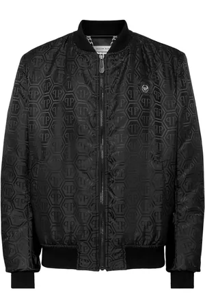 Philipp Plein Monogram-jacquard bomber jacket