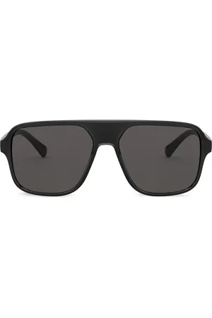 Dolce & Gabbana Logo-embossed square-frame sunglasses