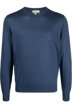 CANALI Fine-knit crew-neck jumper