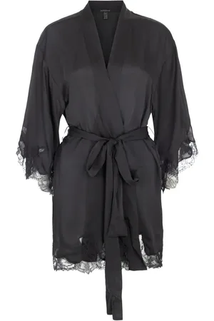 Kiki de Montparnasse Belted silk robe