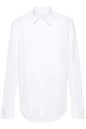 Lanvin Pintuck-detail cotton shirt