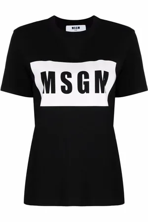 Msgm Logo-print cotton T-shirt
