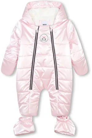 HUGO BOSS Logo-print hooded snowsuit