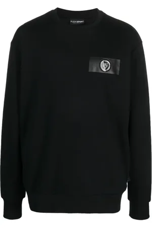 Philipp Plein Logo-patch cotton sweatshirt
