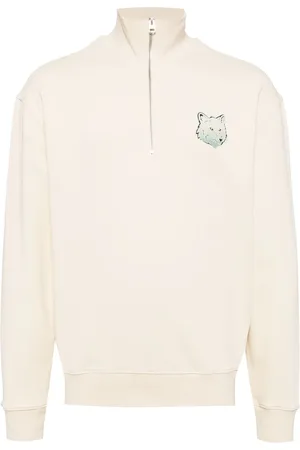Maison Kitsuné Fox-motif cotton sweatshirt