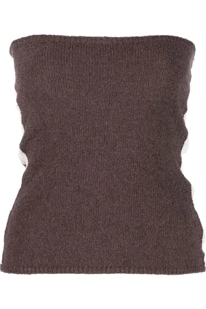 Woolrich X Dani??lle Cathari strapless knitted top