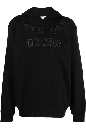 Philipp Plein Gothic Plein logo-embroidered hoodie