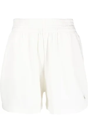 Calvin Klein Logo-embroidered waffle shorts
