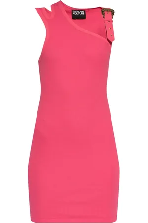 VERSACE Ribbed mini dress