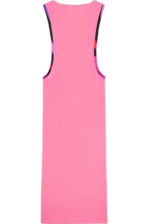 Puccini Marmo-print maxi dress