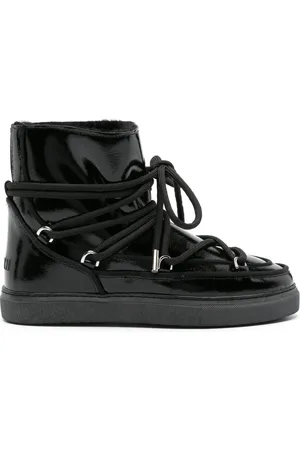 INUIKII Classic leather lace-up boots