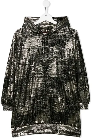 Le pandorine Velvet hooded dress