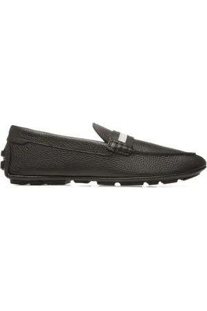 Bally Karlos pebbled leather loafers