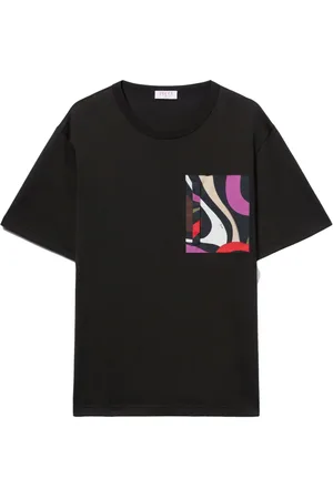 Puccini Marmo-print cotton T-shirt