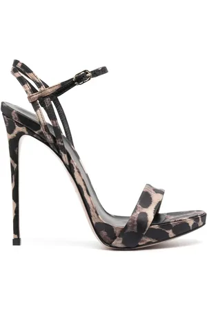 LE SILLA Gwen 130mm goatskin sandals