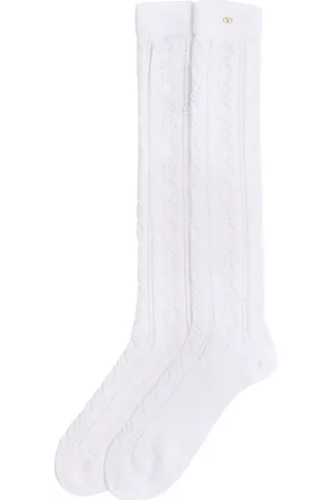 VALENTINO GARAVANI VLogo perforated socks