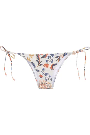 Lygia & Nanny Low-rise side-tie bikini bottoms