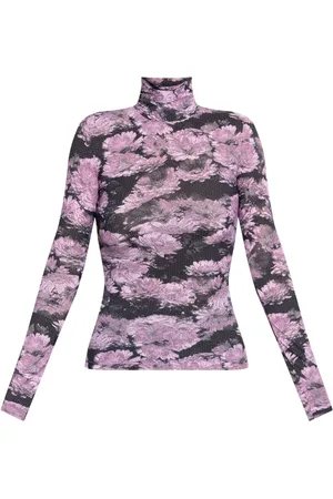 Tory Burch Floral print turtleneck