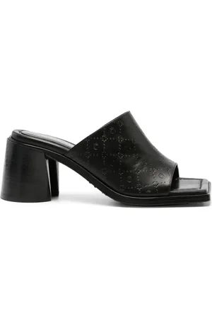 Marine Serre 75mm leather sandals