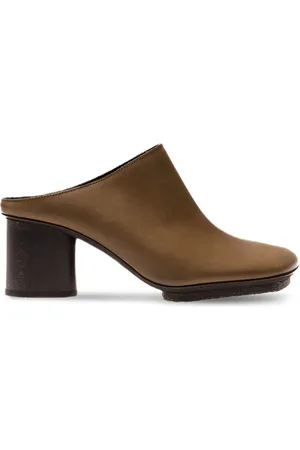 UMA WANG Mid-heel leather mules