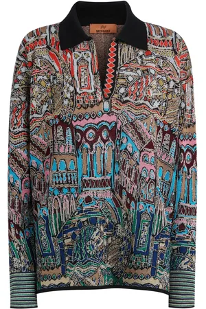 Missoni Graphic-print knitted jumper