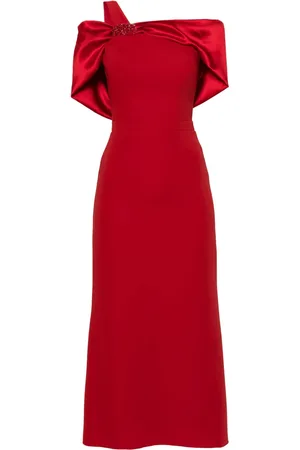 Cristallini Ophelia satin midi dress