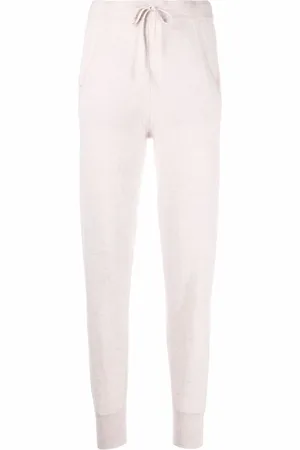N.PEAL Drawstring slim-cut trousers