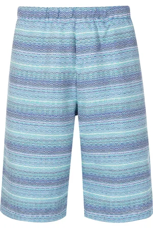 AMIR SLAMA Striped cotton shorts