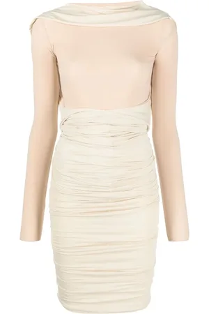 Maison Margiela Long-sleeve ruched dress