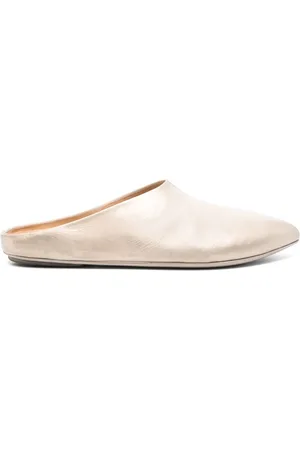 MARSÈLL Metallic leather mules