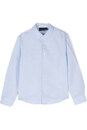 Emporio Armani Long-sleeve linen shirt