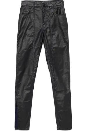 MUGLER Coated-finish trousers