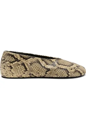 Jil Sander Snakeskin ballerina shoes
