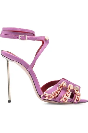 HARDOT 120mm chain-detail heeled sandals